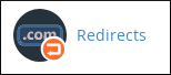 cPanel - Domains - Redirects icon