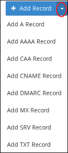 cPanel - Zone Editor - Add record